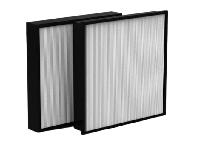 Glasfloss Industries Puracell II P-S & PH-S 4” Plastic Frame Synthetic MiniPleat Series Filter